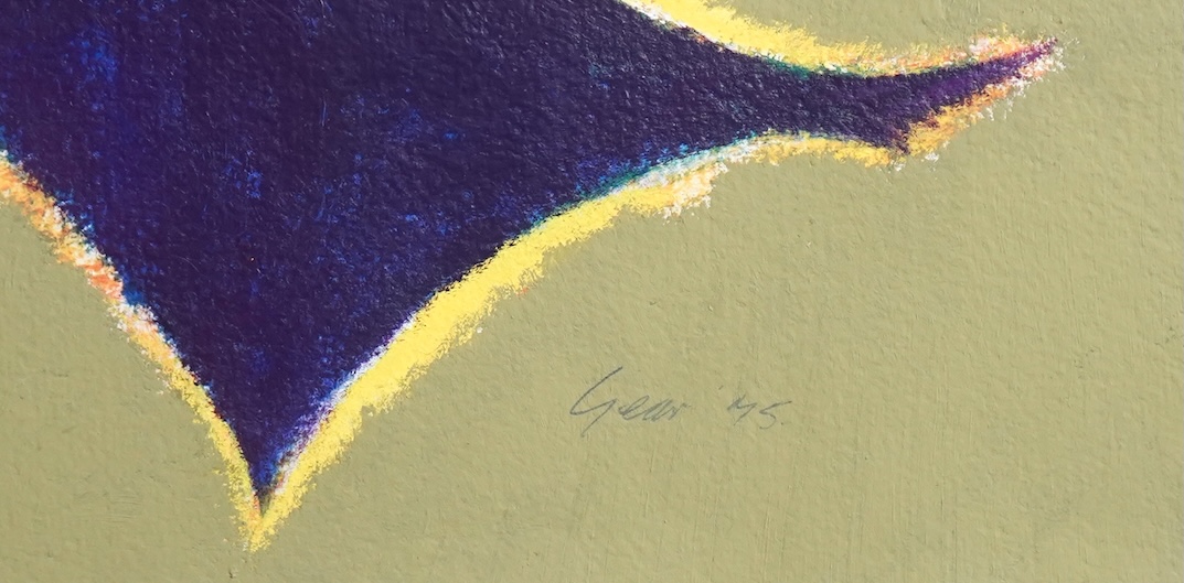 William Gear RA RBSA, (1915-1997), 'Couple, April 1975'